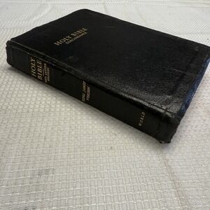 Vintage Holy Bible King James Version Red Letter World Publishing Leather